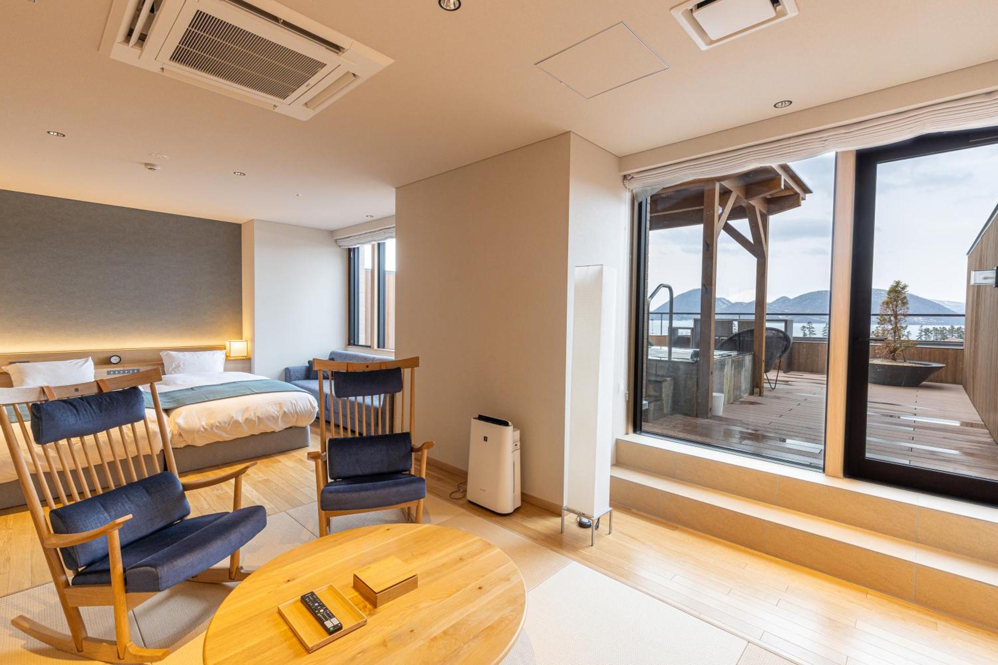 Lake Toya Tsuruga Resort Hikarinouta 도야코정 외부 사진