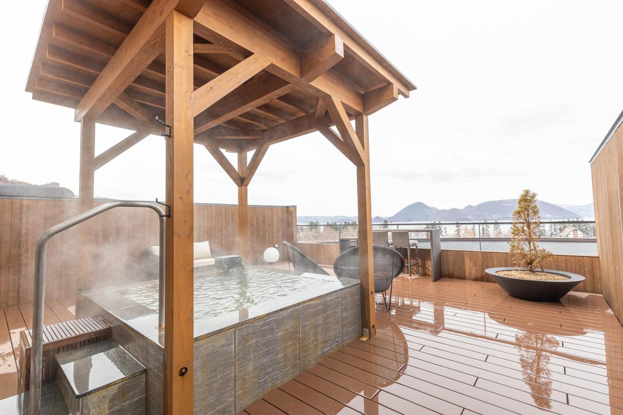 Lake Toya Tsuruga Resort Hikarinouta 도야코정 외부 사진