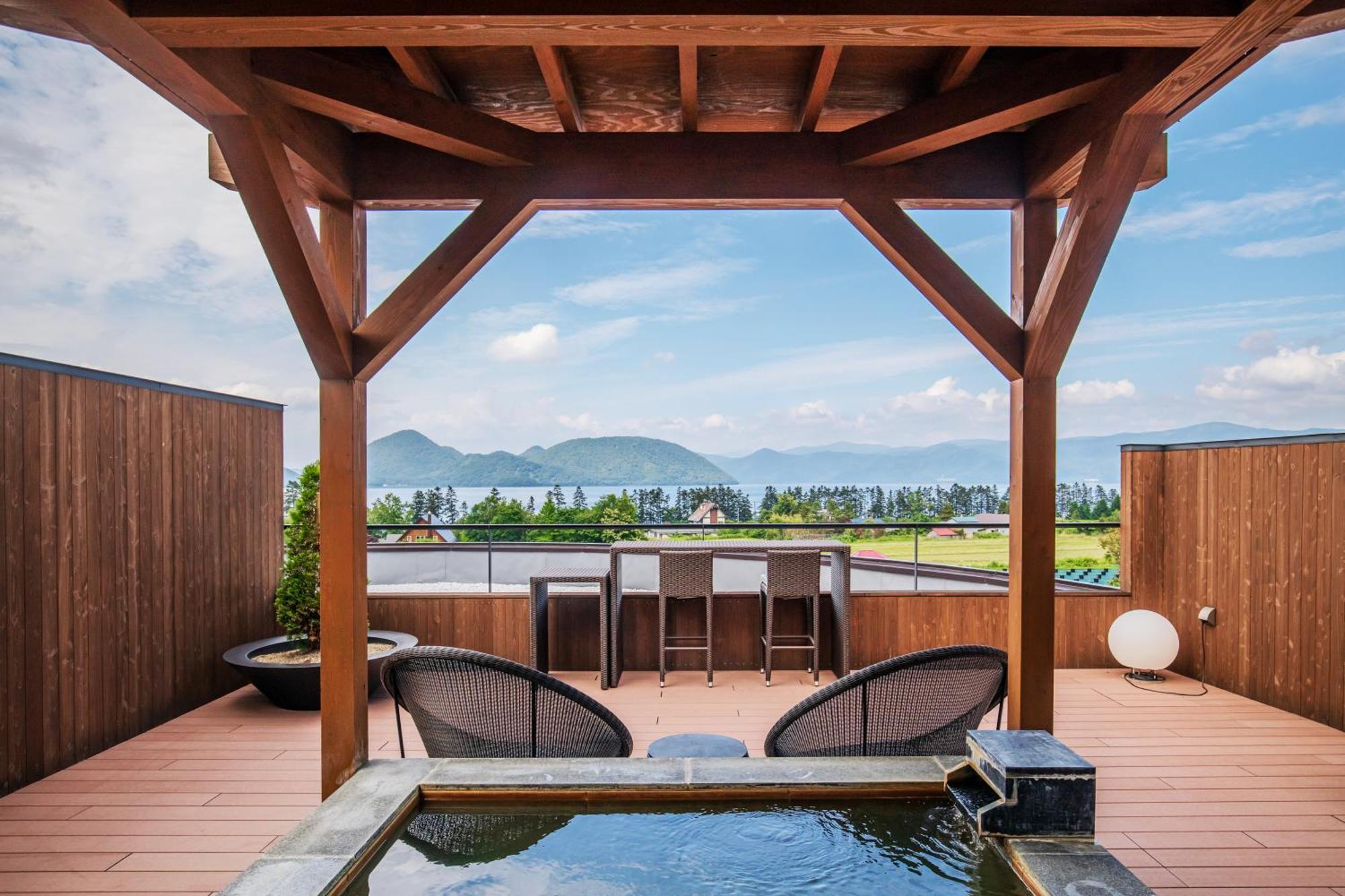 Lake Toya Tsuruga Resort Hikarinouta 도야코정 외부 사진