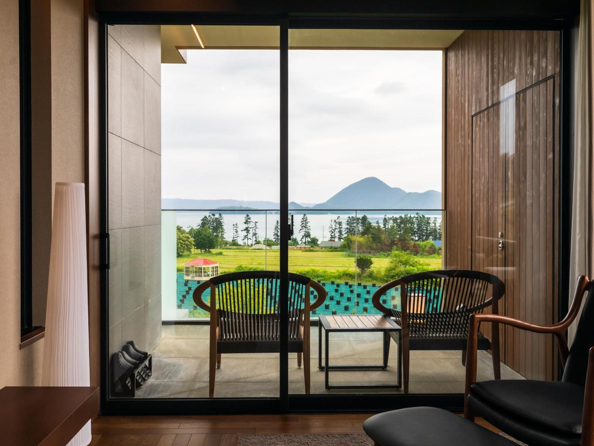Lake Toya Tsuruga Resort Hikarinouta 도야코정 객실 사진